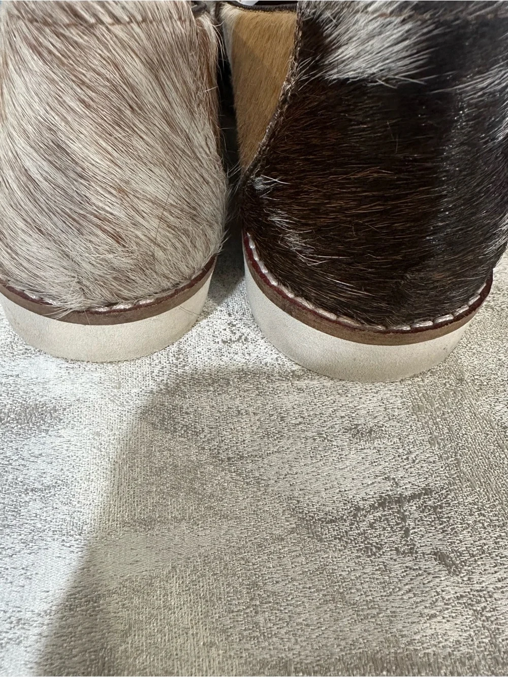MYRA Hair-On Hide Slip on  Loafers Size 9